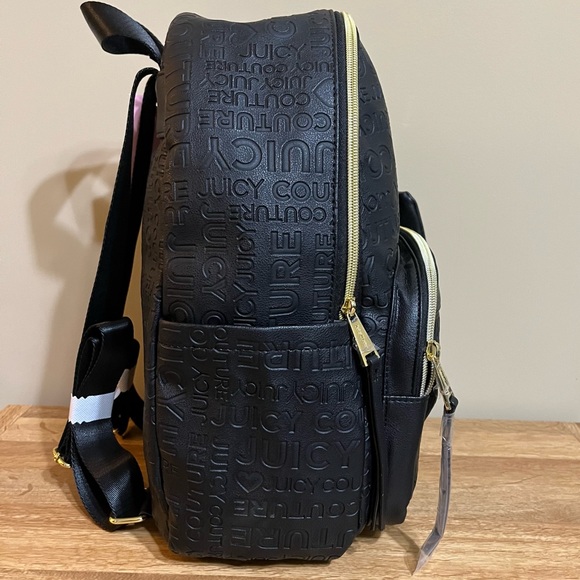 NEW Juicy Couture Word Play Embossed Logo Backpack - Picture 5 of 14